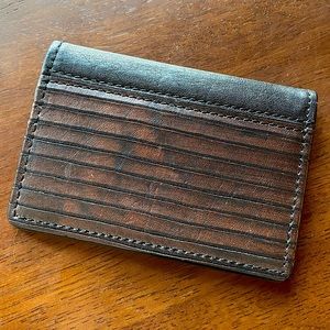 Unique FRYE wallet, small